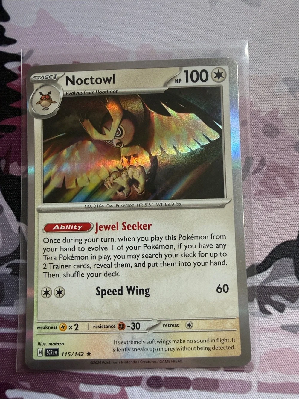 Hoothoot Noctowl Reverse Holo Holo Evolution Pokémon Card Lot TCG ✨5/$25✨